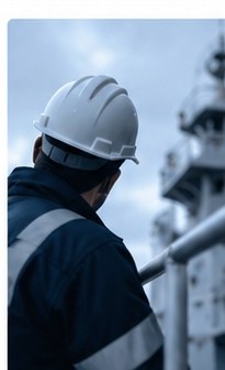 Seafarer on deck